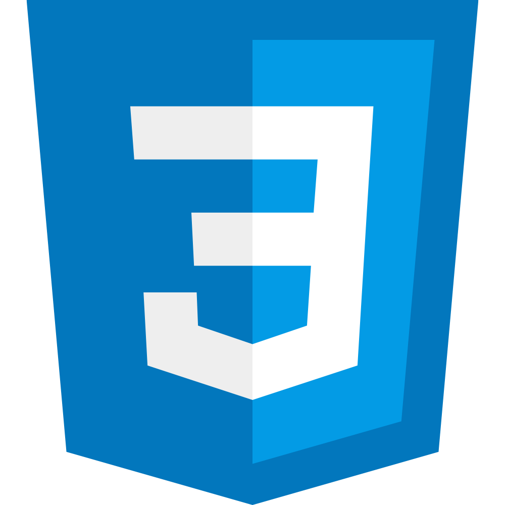 The icon for CSS
