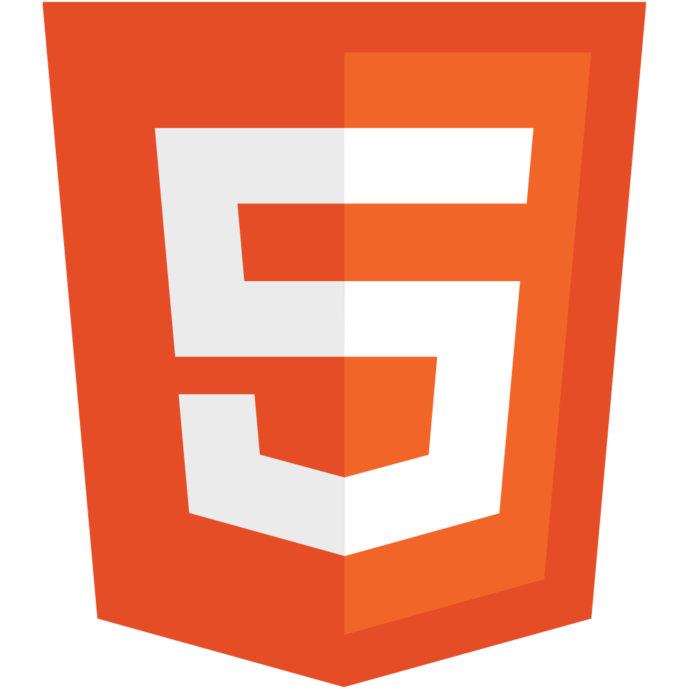 The icon for HTML